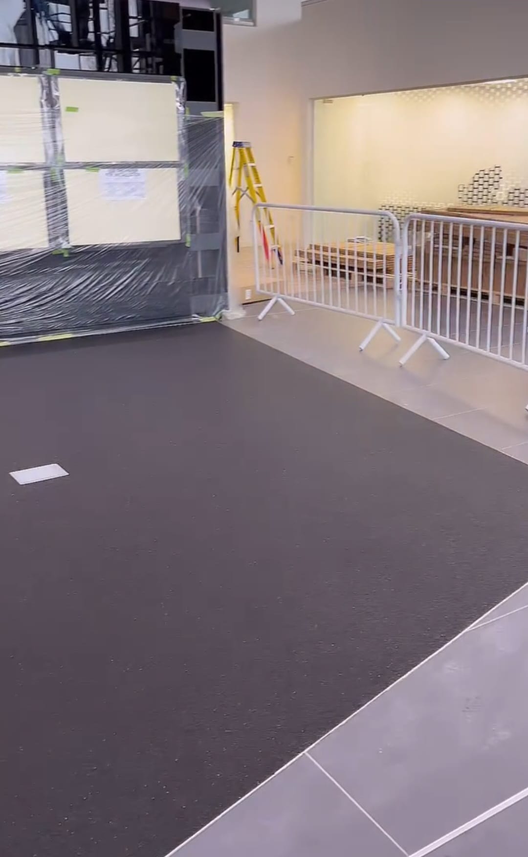 Großfläche Steinteppich