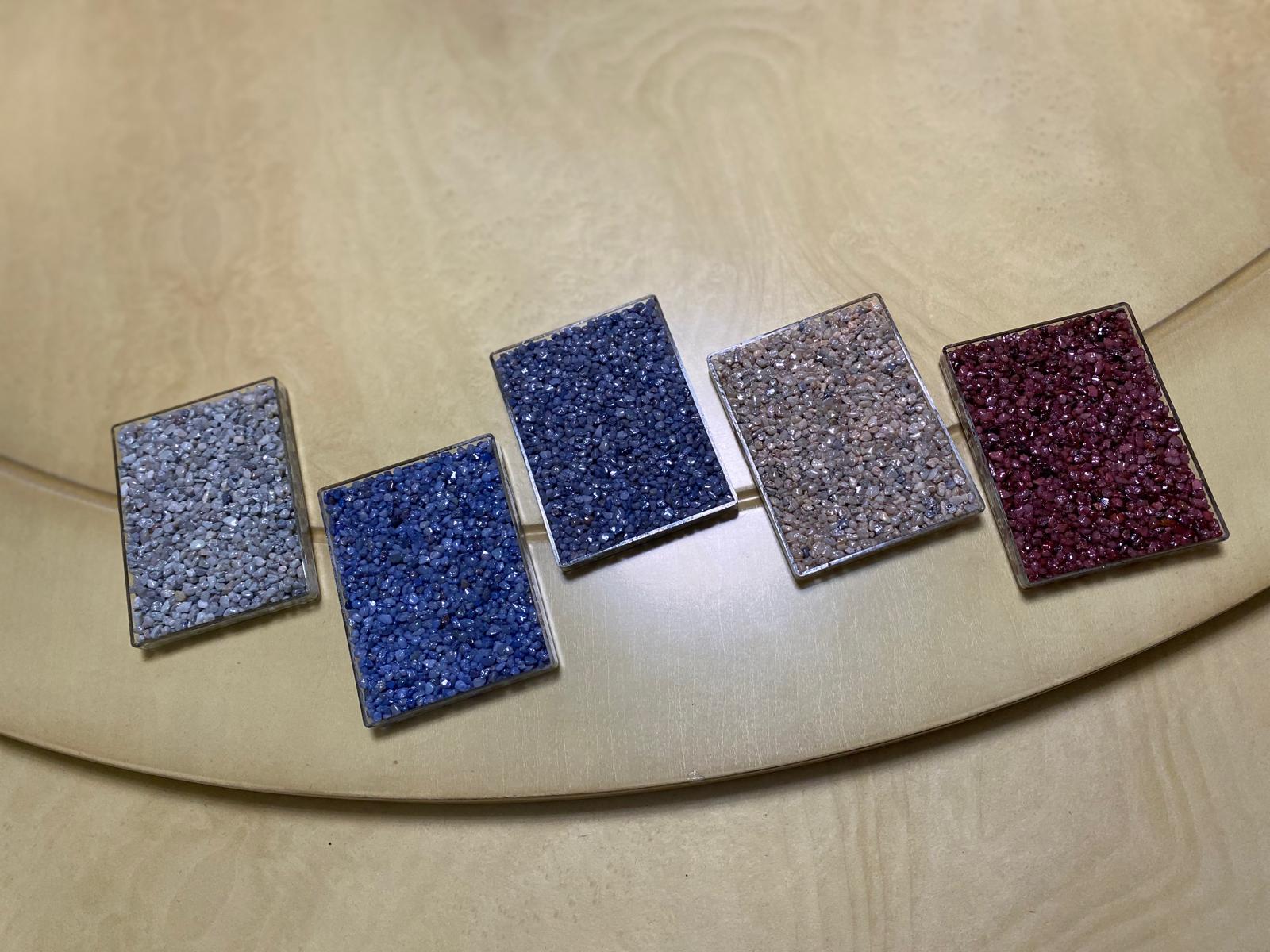 Farbmuster Blautöne