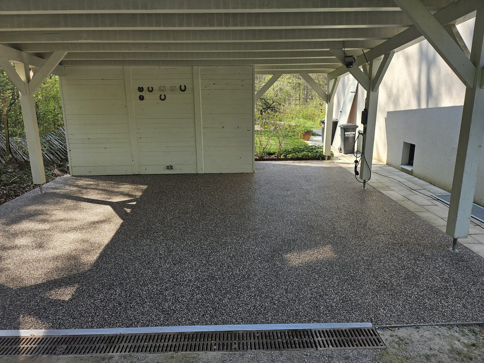 Steinteppich Treppenanlage grau, rutschfest