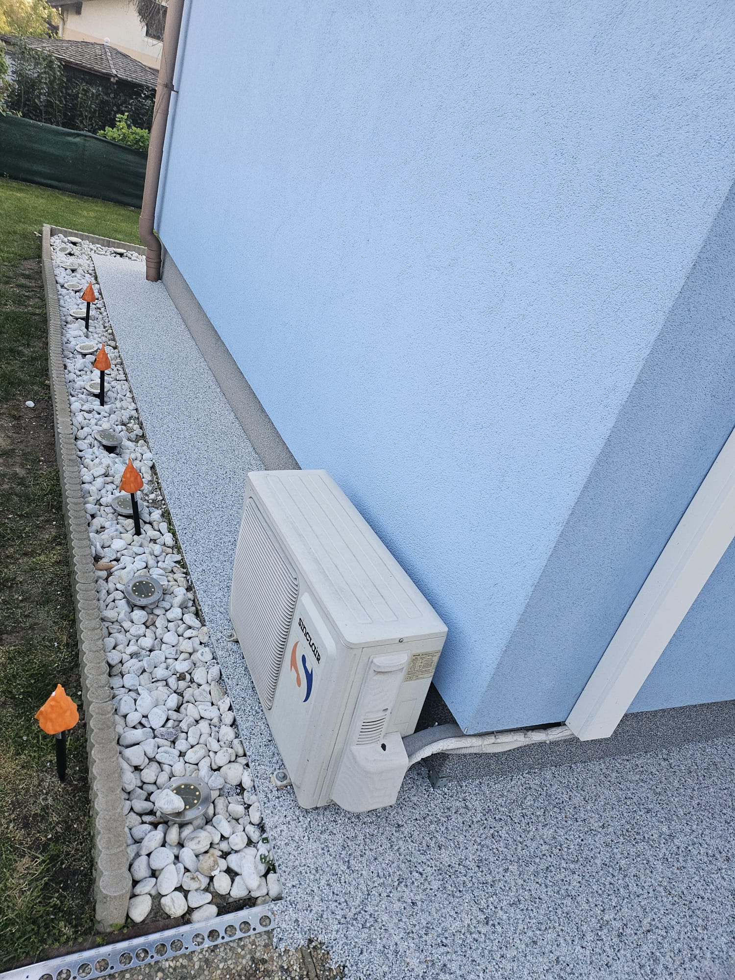 Steinteppich Eingangsbereich beige